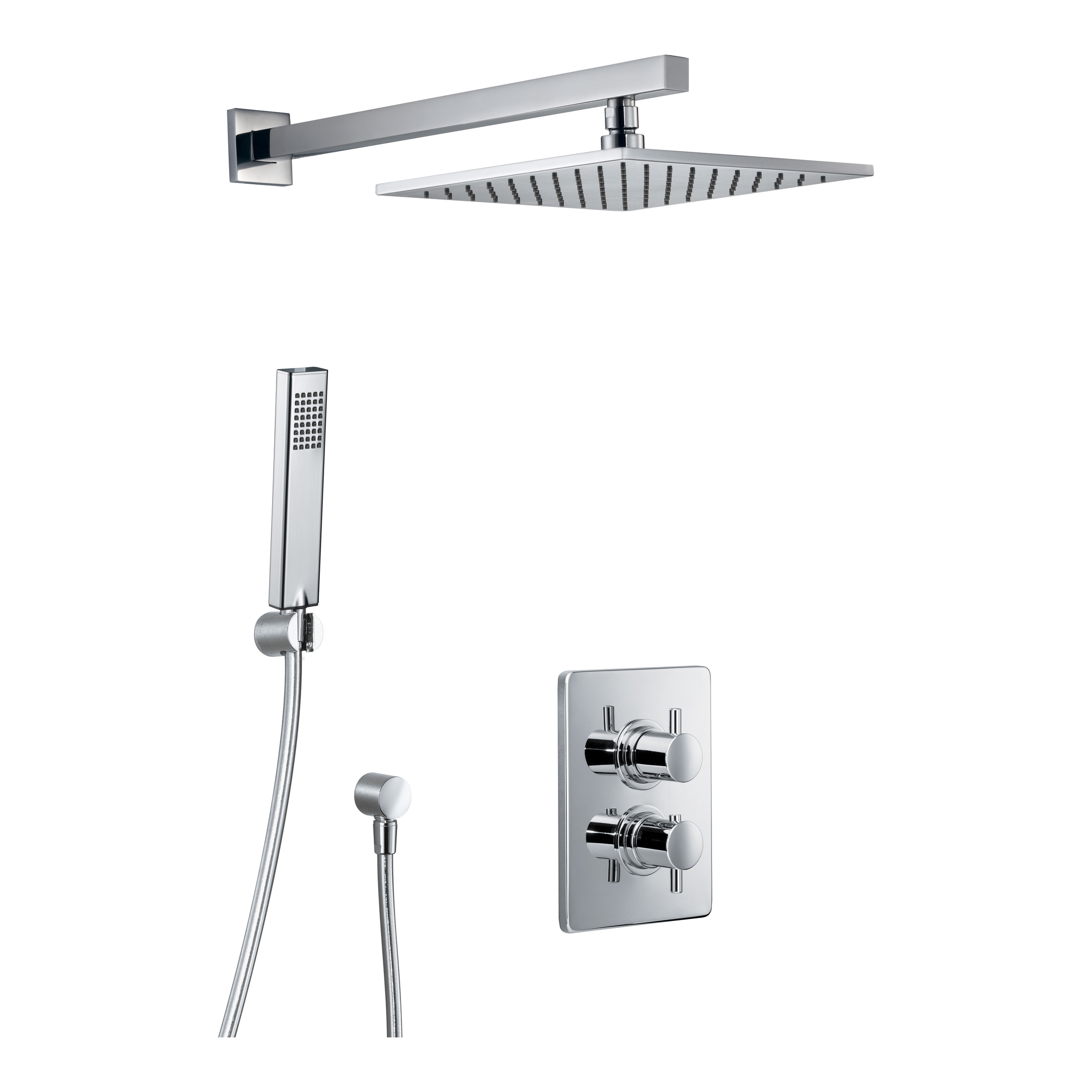 HSK Armatur „Shower-Set“ 3.04 Eckig in chrom HSK Armatur „Shower-Set“ 3.04 Eckig in chrom