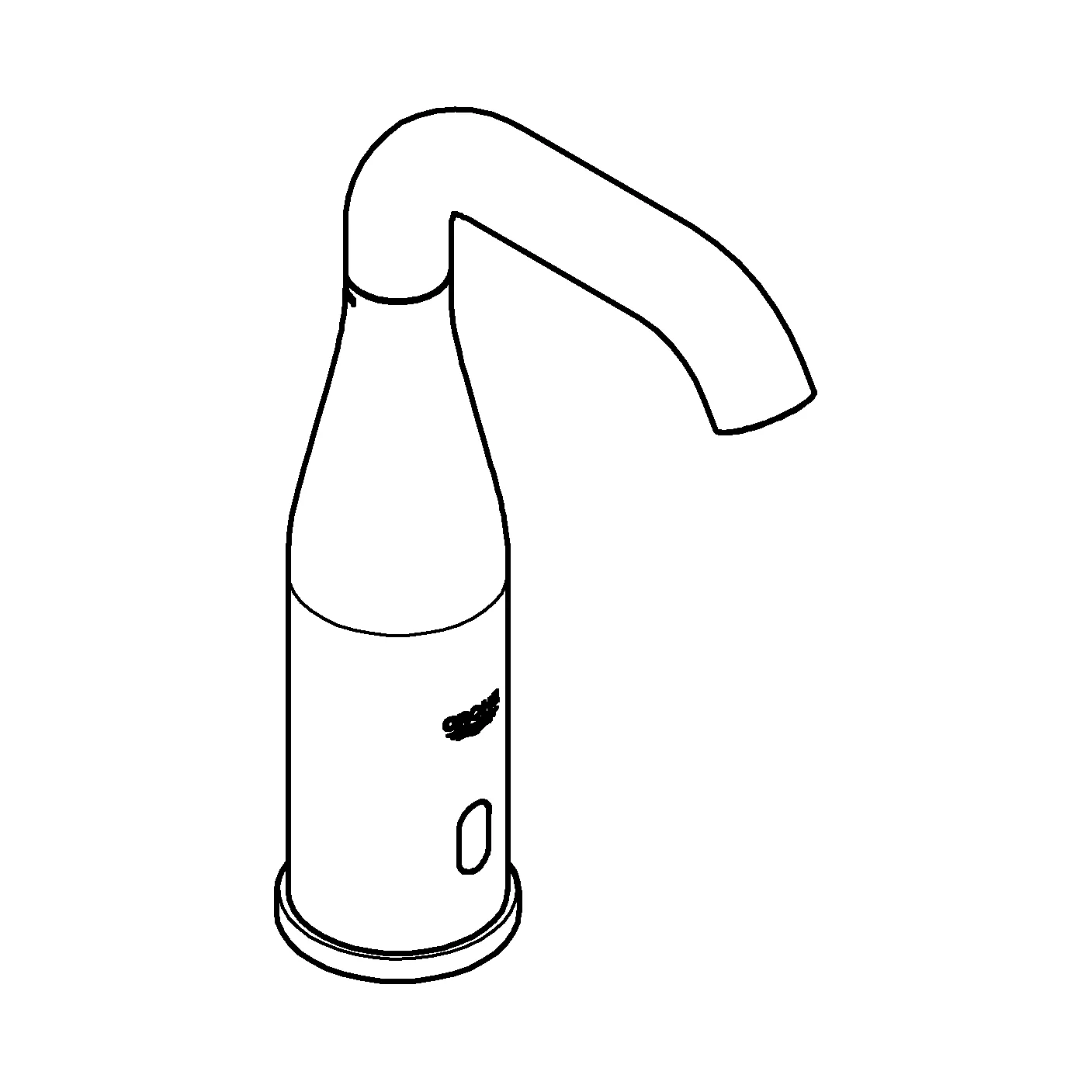 Grohe Essence E Infrarot-Elektronik für Waschtisch, ½ ohne Mischung chrom Grohe Essence E Infrarot-Elektronik für Waschtisch, ½ ohne Mischung chrom