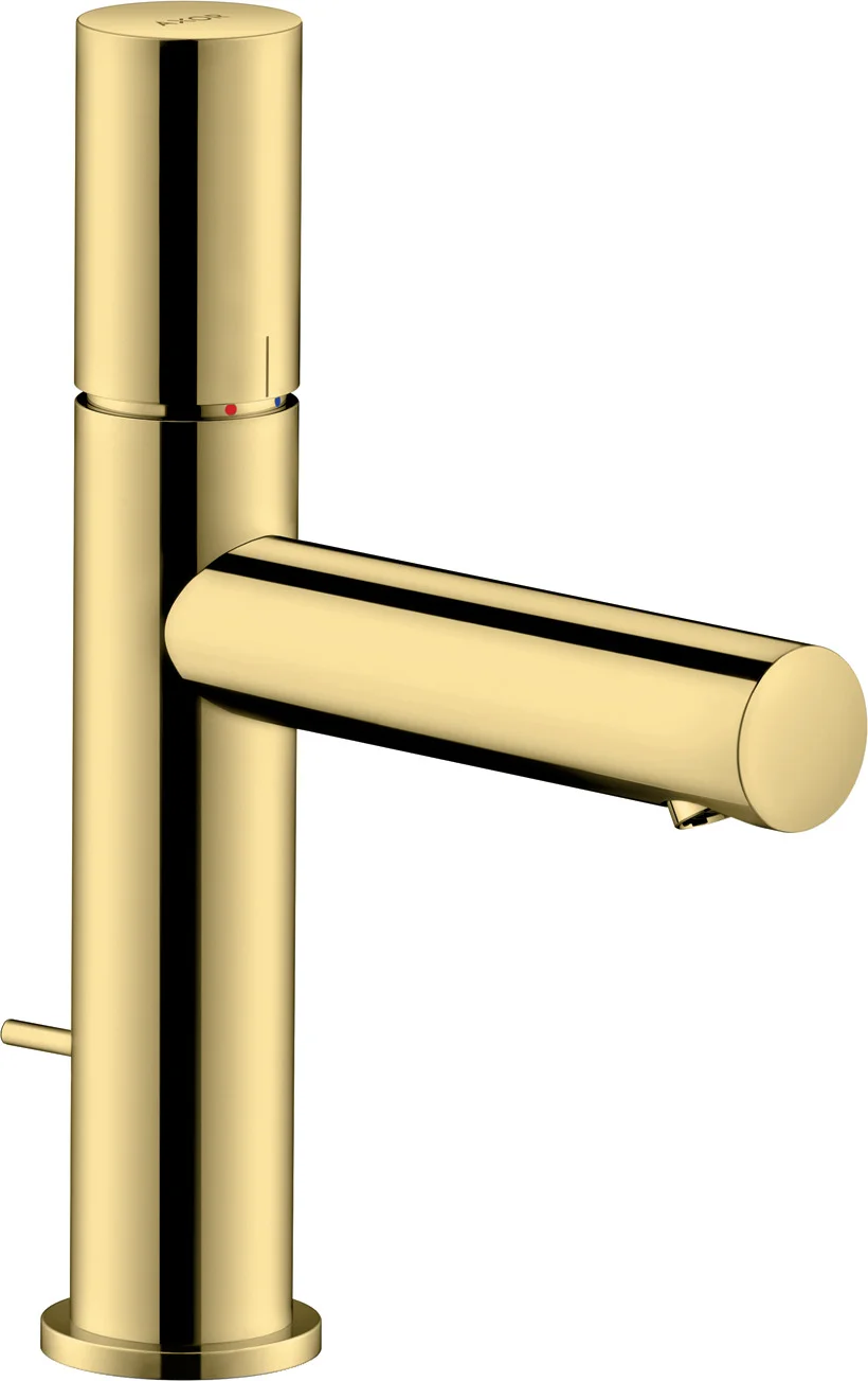 Hansgrohe AXOR Uno Einhebel-Waschtischmischer 110 mit Zerogriff, Edelstahl Optic, Ausladung 123 mm, Auslaufhöhe 109 mm
