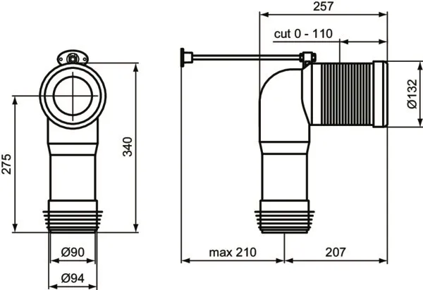 Ideal Standard Ablaufbogen T002767 – Serienübergreifend, weiß, 0,86 kg Ideal Standard Ablaufbogen T002767 – Serienübergreifend, weiß, 0,86 kg