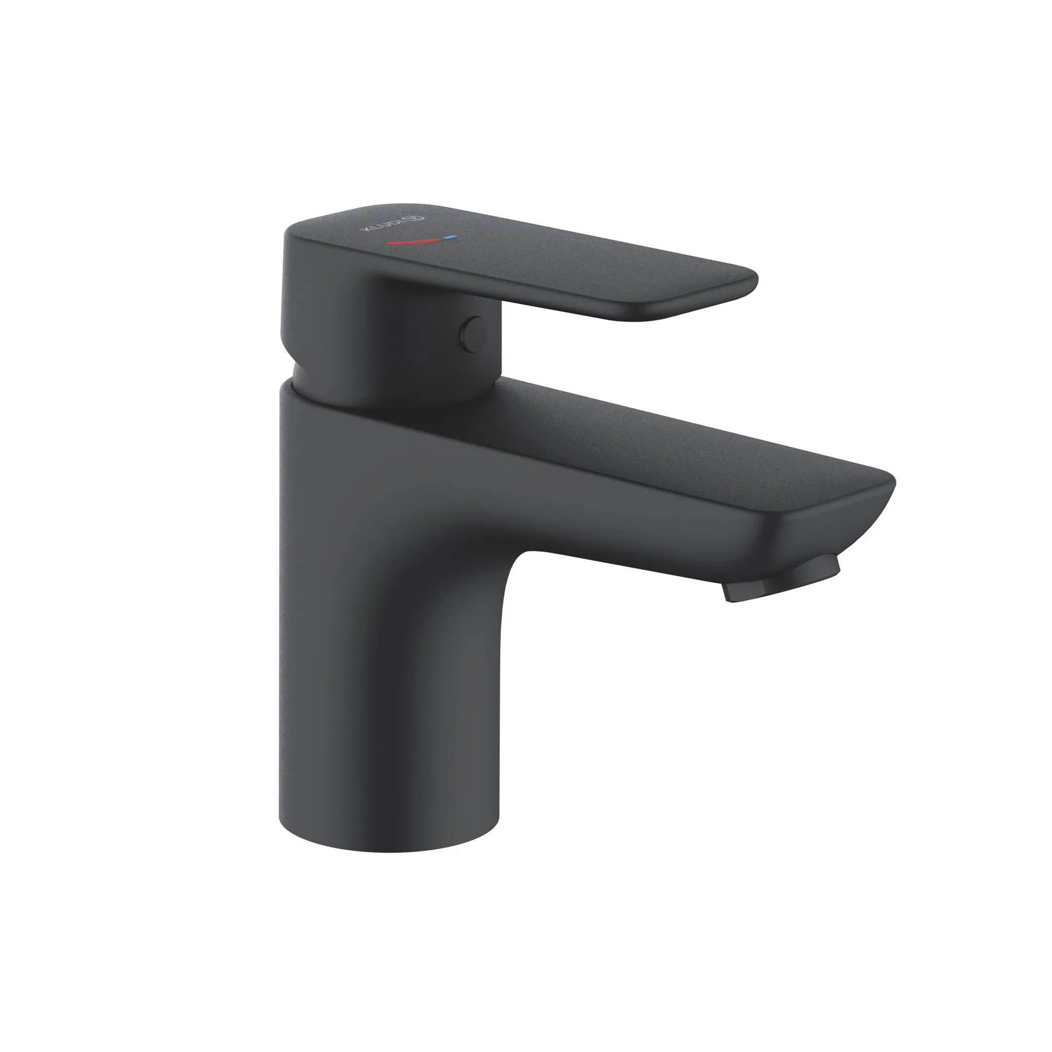 Kludi PURE&STYLE Waschtisch-Einhandmischer 75 DN 15, mattschwarz, EcoPlus, 1-Loch Montage, geschlossener Metallhebel, DVGW-zugelassen Kludi PURE&STYLE Waschtisch-Einhandmischer 75 DN 15, mattschwarz, EcoPlus, 1-Loch Montage, geschlossener Metallhebel, DVGW-zugelassen