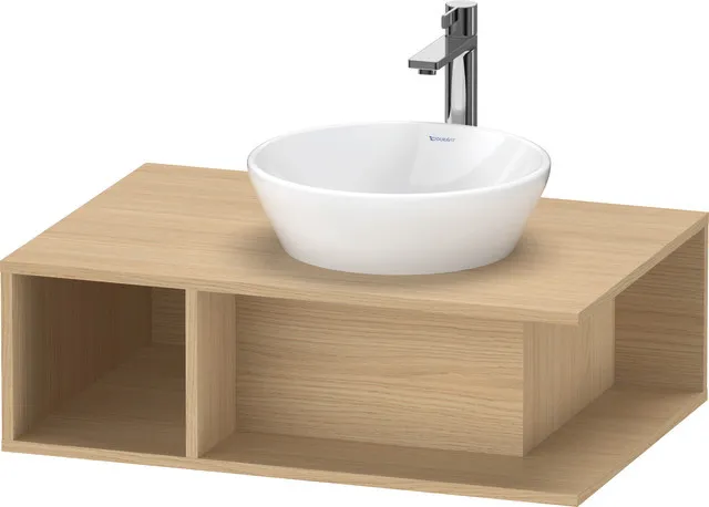 Duravit Waschtischunterschrank wandhängend „D-Neo“ 80 × 26 × 55 cm Eiche Natur