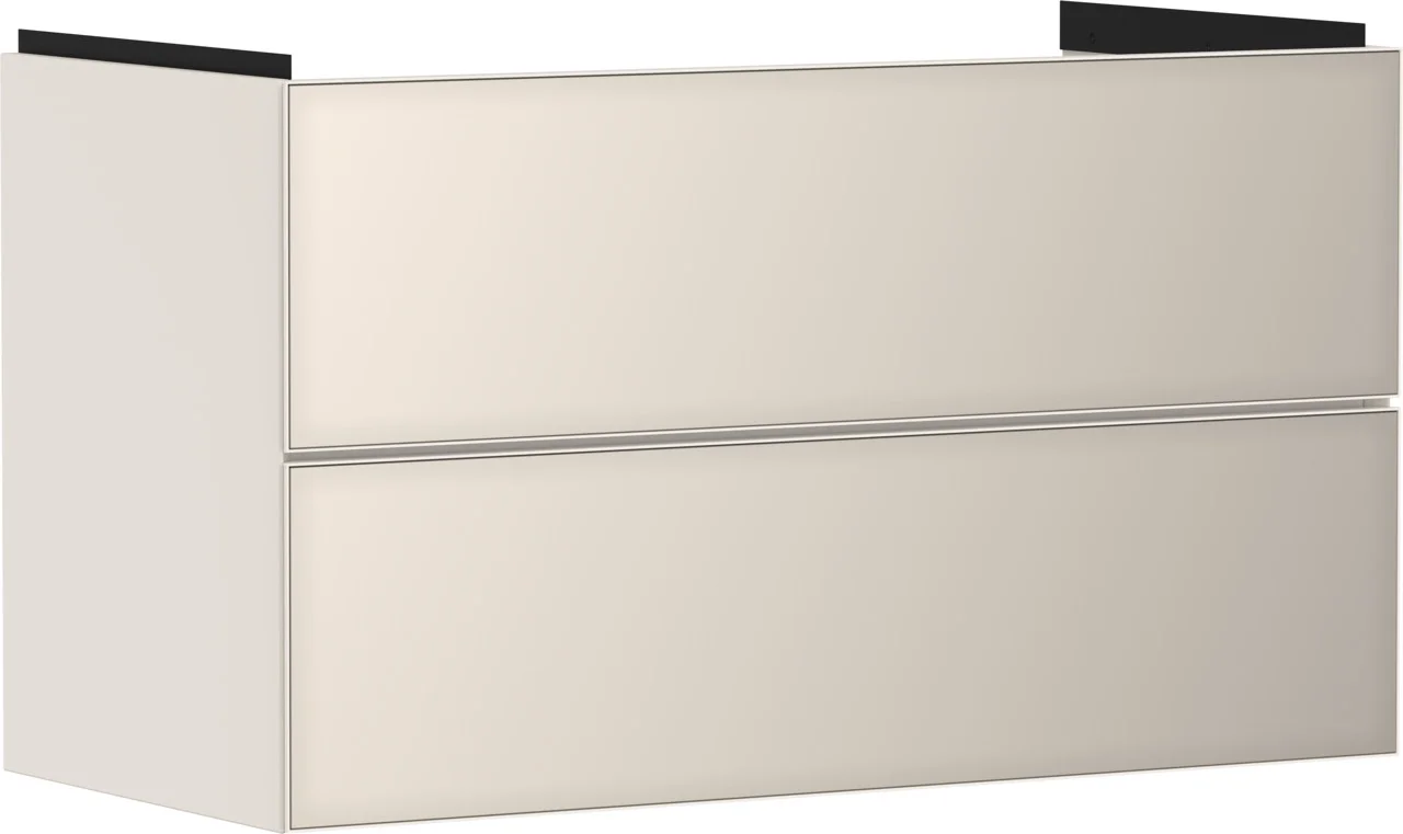 Hansgrohe Xevolos E Waschtischunterschrank Sandbeige Matt 980x475 mm mit 2 Schubkästen, grifflos, PushOpen, SoftClose Hansgrohe Xevolos E Waschtischunterschrank Sandbeige Matt 980x475 mm mit 2 Schubkästen, grifflos, PushOpen, SoftClose
