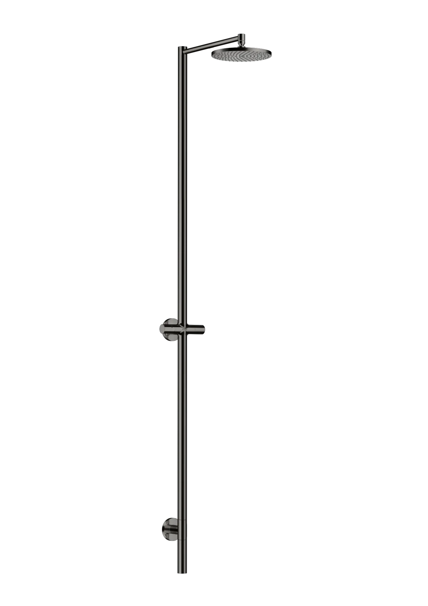 Hansgrohe AXOR Starck Nature Duschsäule mit Kopfbrause 240 1jet, Polished Black Chrome