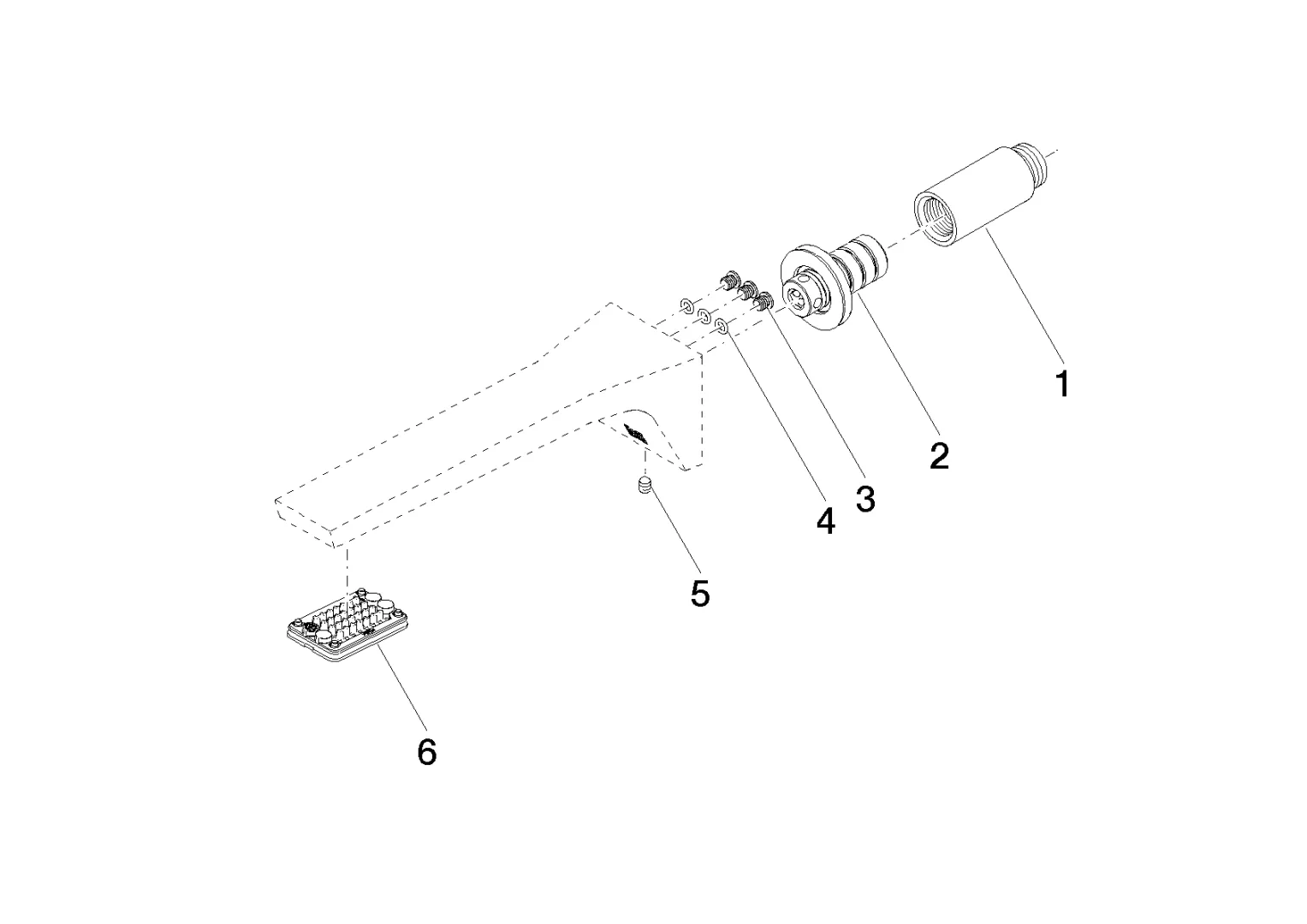 DO Waschtisch-Wand-Auslauf ohne Ablaufgarnitur CL.1 13800705 chrom