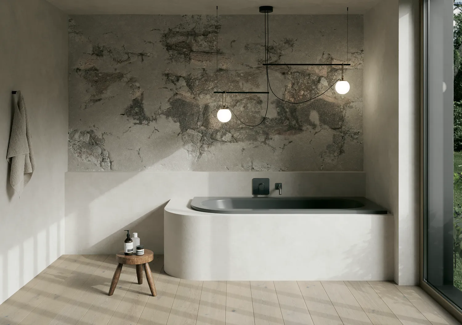 Bette BetteStarlet V Badewanne, 1850x850x420 mm, Smoke, glasierter Titan-Stahl, 2-Sitzer, Einbau
