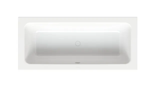 BetteOne Badewanne Rechteck, weiß, 1800 x 800 mm, 420 mm Höhe, 2-Sitzer, glasierter Titan-Stahl