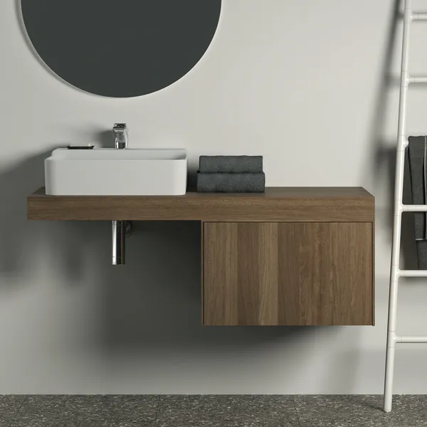 Ideal Standard Konsole Conca Walnuss Dunkel 1200x505x80mm
