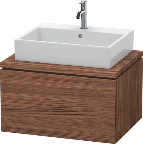 Duravit Waschtischunterschrank wandhängend „L-Cube“ 72 × 40 × 54,7 cm Nussbaum Dunkel