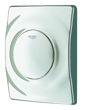 Urinal-Betätigung Surf 38808, 116 x 144 mm, Fertigmontageset für Rapido U oder Rapido UMB, chrom