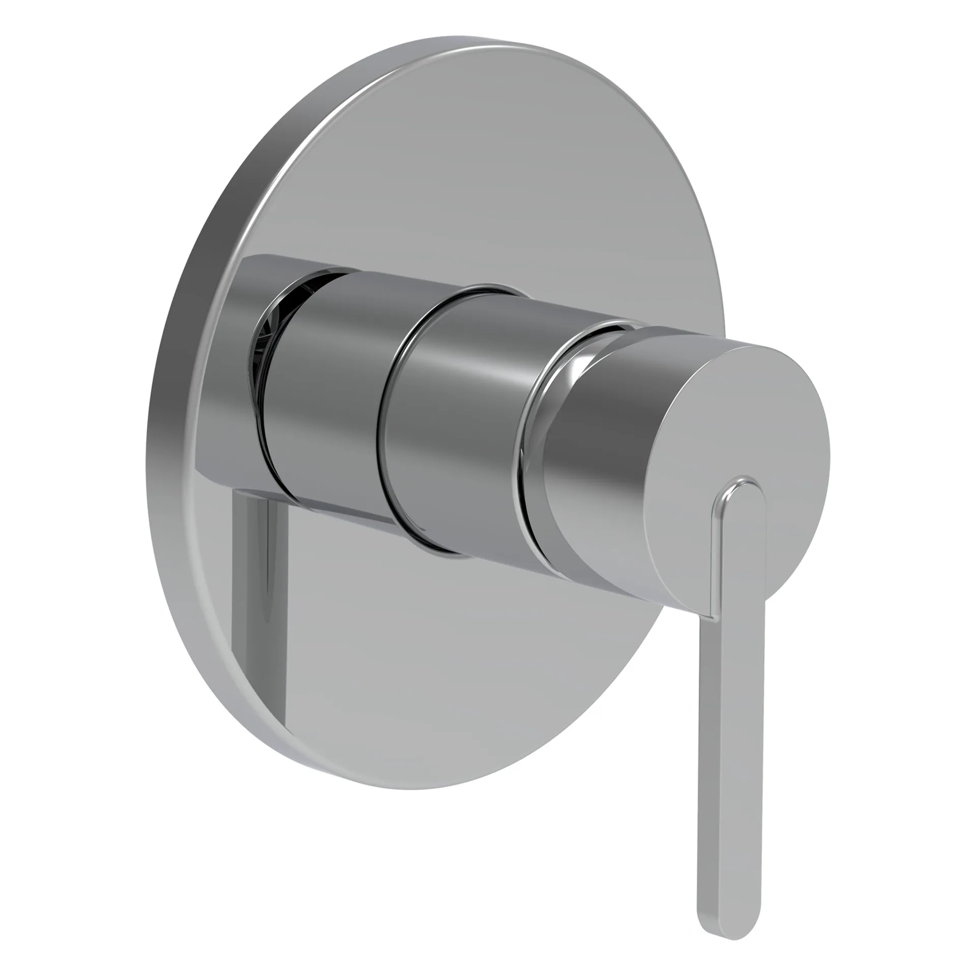 Einhebel-Unterputz-Brausemischer LUA zu Simibox Standard und Simibox Light, 1 Mischwasserabgang Temperaturlimitierung Mengenlimitierung Patrone Ecototal Hebel komplett, chrom