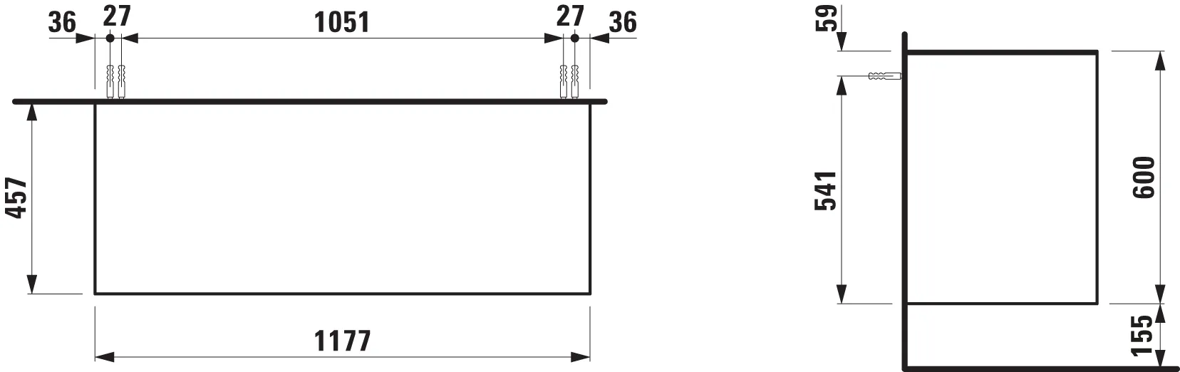 Laufen Sideboard „THE NEW CLASSIC“ Weiß matt Laufen Sideboard „THE NEW CLASSIC“ Weiß matt