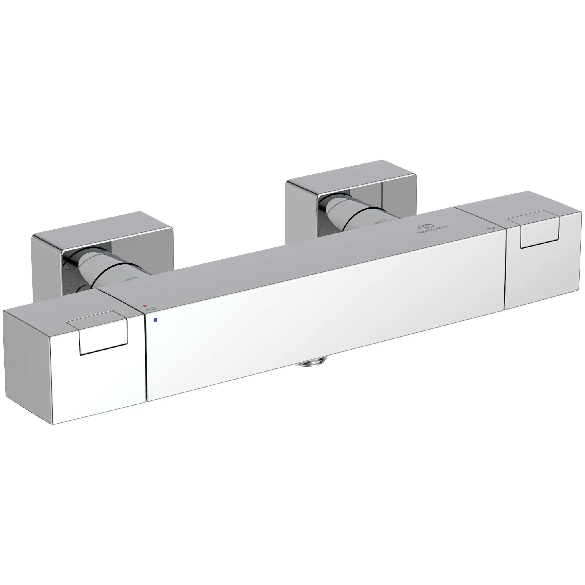 Brausethermostat AP Ceratherm C100 Square Chrom Brausethermostat AP Ceratherm C100 Square Chrom