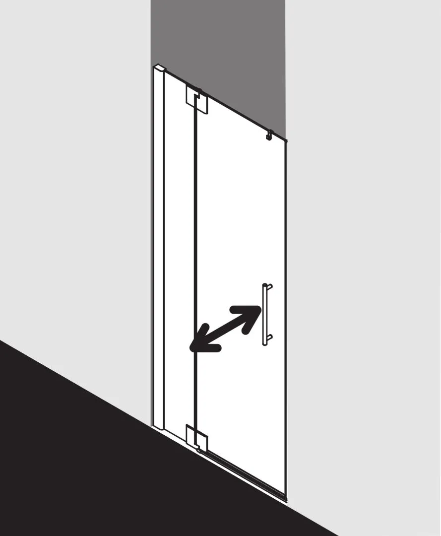PASA XP PX1TL Pendeltür 1-flügelig mit Festfeld links, für Nische, Höhe 1850 mm, Wanneneinbaumaß 725-760 mm, Breitenverstellmaß 725-760 mm, Farbe Silber Mattglanz, Glas ESG Klar PASA XP PX1TL Pendeltür 1-flügelig mit Festfeld links, für Nische, Höhe 1850 mm, Wanneneinbaumaß 725-760 mm, Breitenverstellmaß 725-760 mm, Farbe Silber Mattglanz, Glas ESG Klar