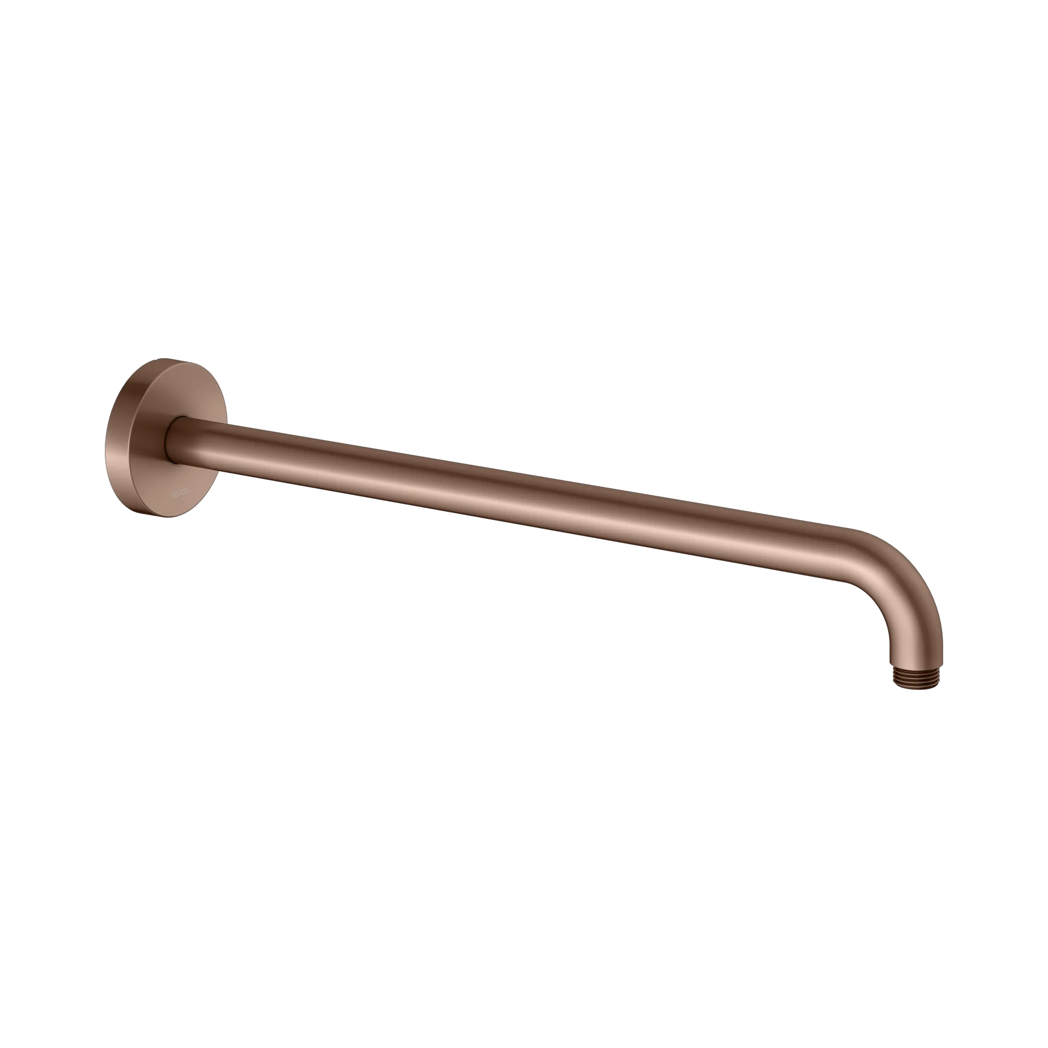 Brausen und Brausezubehör Brausearm Wandanschluss 450 mm Rotgold gebürstet