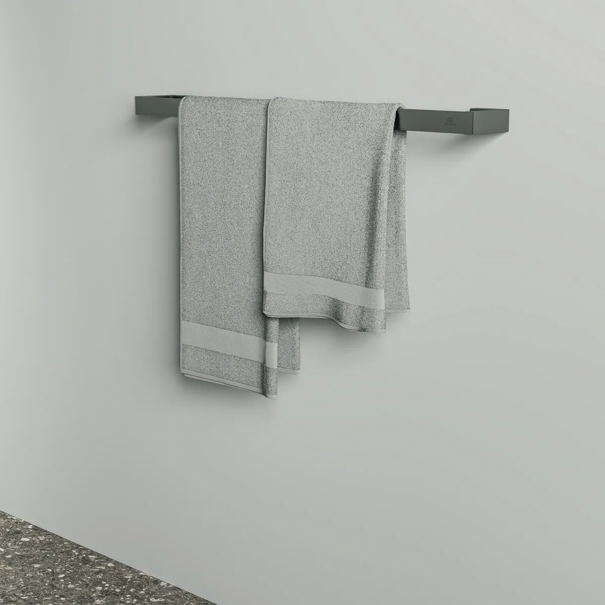 Ideal Standard Handtuchstange Conca Cube, 600mm, Magnetic Grey