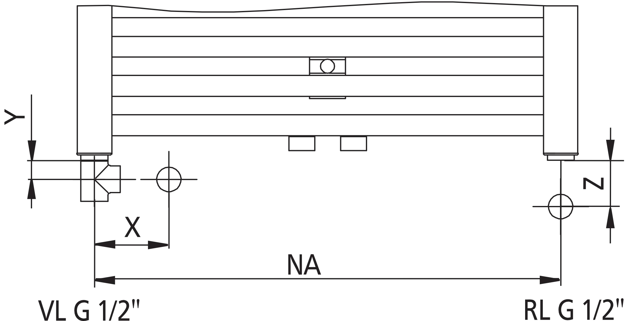 Kermi Design-Heizkörper „Duett®“ 93,4 × 118,8 cm in Weiß Kermi Design-Heizkörper „Duett®“ 93,4 × 118,8 cm in Weiß