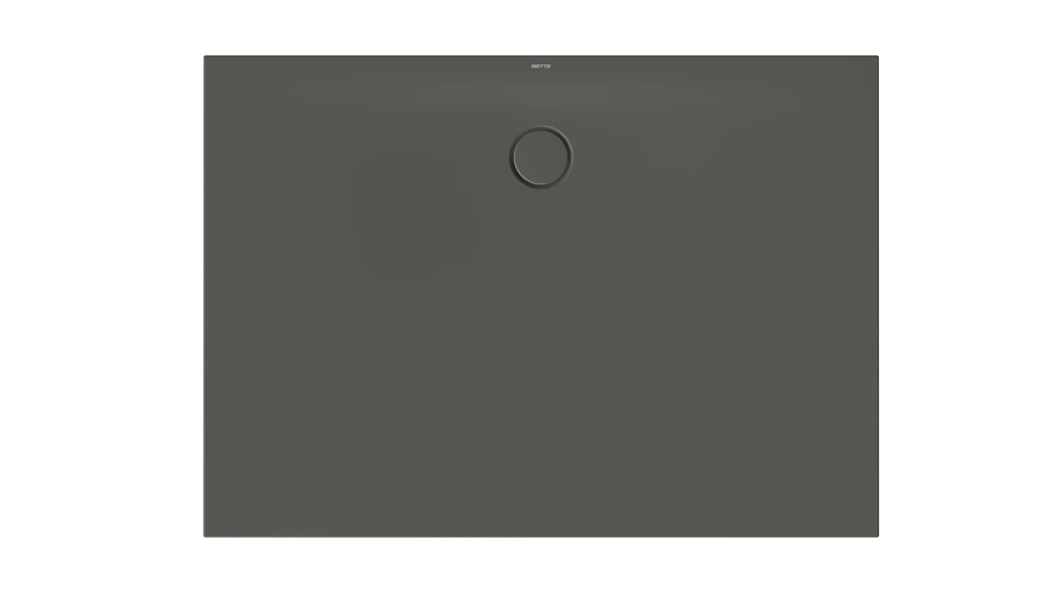Bette rechteck Duschwanne „BetteFloor Side“ 1400 × 1000 mm ohne Oberflächenbeschichtung, ohne Oberflächenveredelung, ohne Wannenträger, in Anthracite