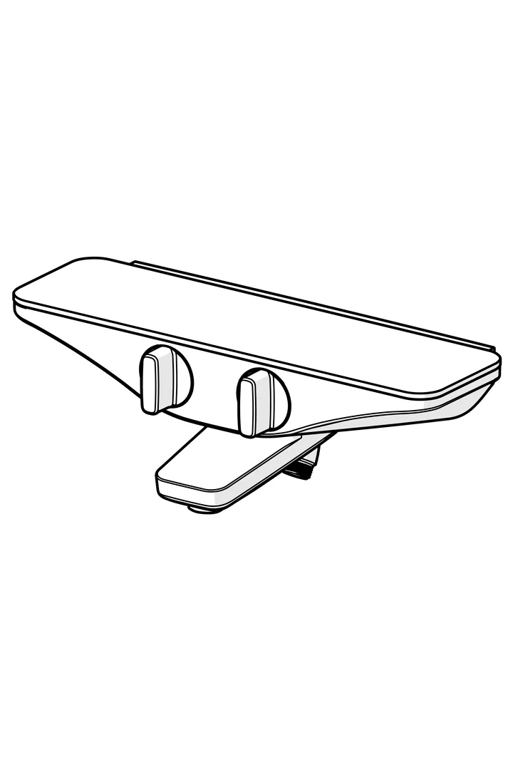 HansaEMOTION Wannen- und Brausearmatur Chrom/Weiss, DN15