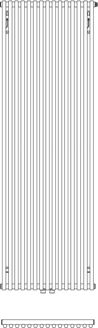 Kermi Design-Heizkörper „Pio®“ einlagig 80,4 × 120 cm in Farbkonzept Kermi Design-Heizkörper „Pio®“ einlagig 80,4 × 120 cm in Farbkonzept