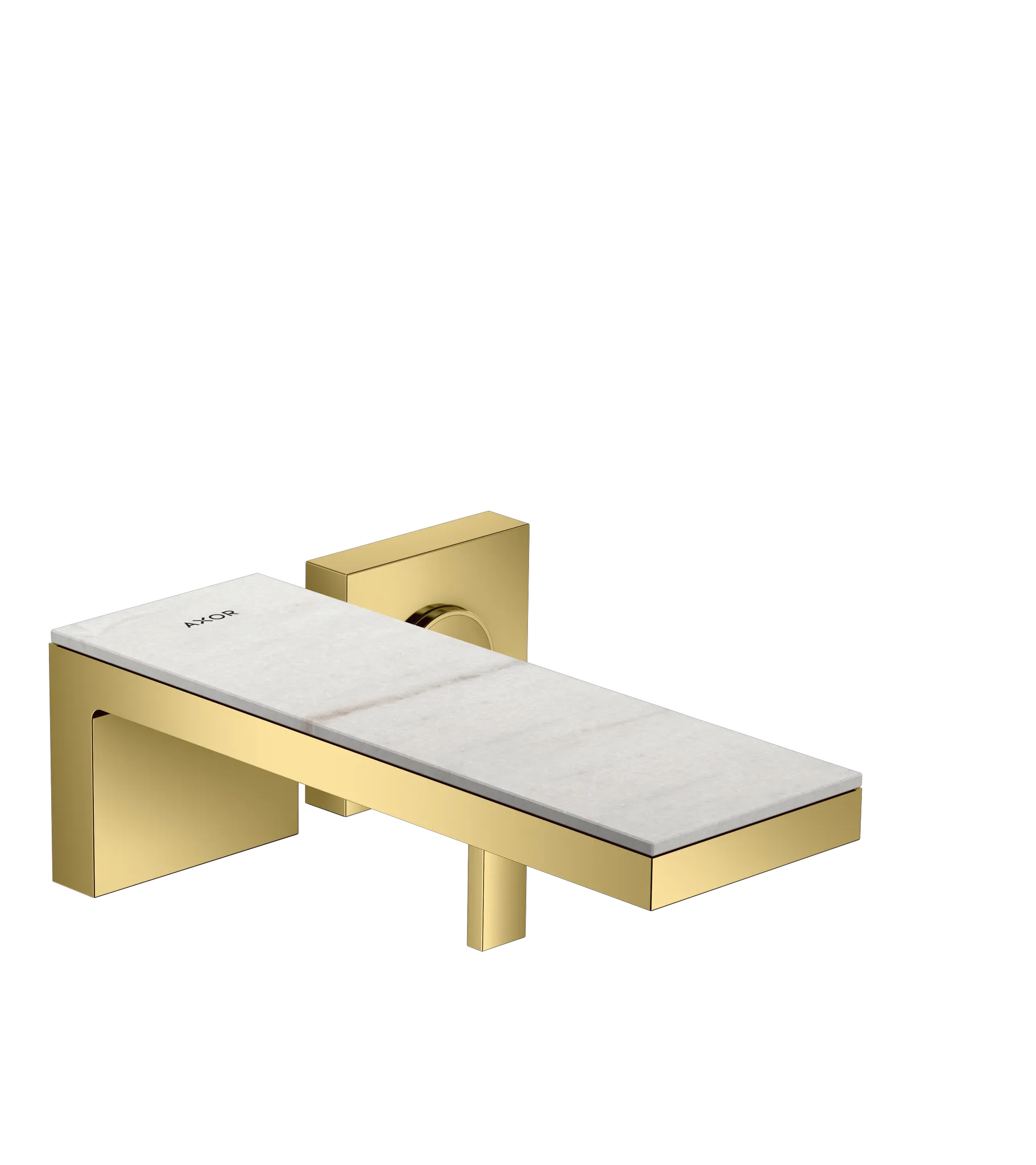 Hansgrohe AXOR MyEdition Mischer mit Platte 245 Marmor Lasa Covelano Vena Oro Hansgrohe AXOR MyEdition Mischer mit Platte 245 Marmor Lasa Covelano Vena Oro