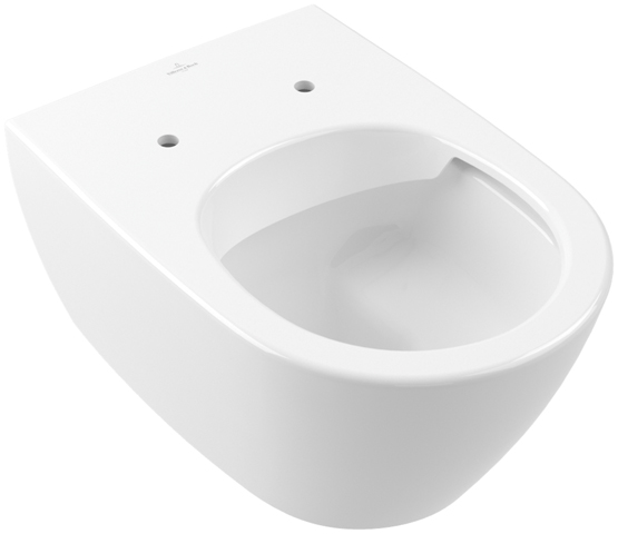Wand-Tiefspül-WC DirectFlush „Subway 2.0“ 37 × 36,5 × 56 cm in Weiß Alpin mit CeramicPlus, ohne Spülrand