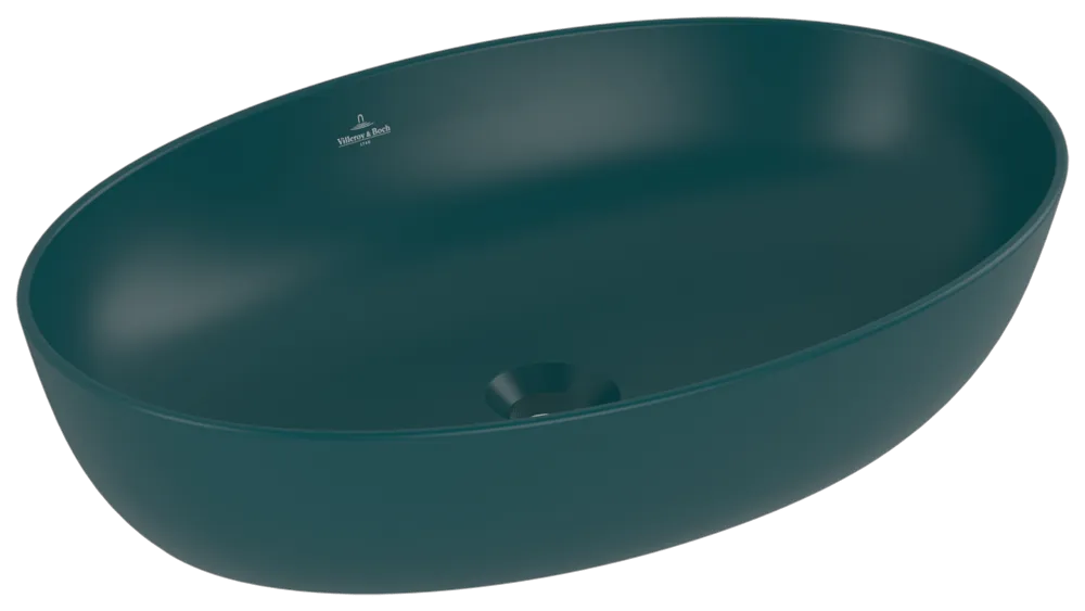 Villeroy & Boch Aufsatzwaschtisch aus TitanCeram „Artis“ 610 × 410 × 130 mm in Teal