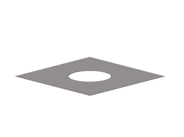 Anschlussblech, 600 x 600 mm Anschlussblech, 600 x 600 mm