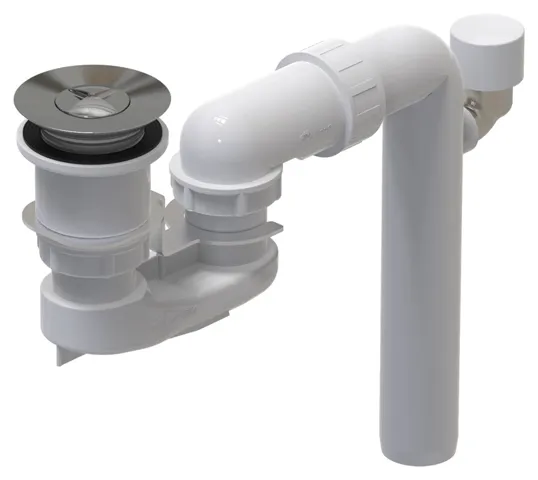Villeroy & Boch ViFlow, Ab- und Überlaufgarnitur Modell U909530 11,5 cm in Chrom