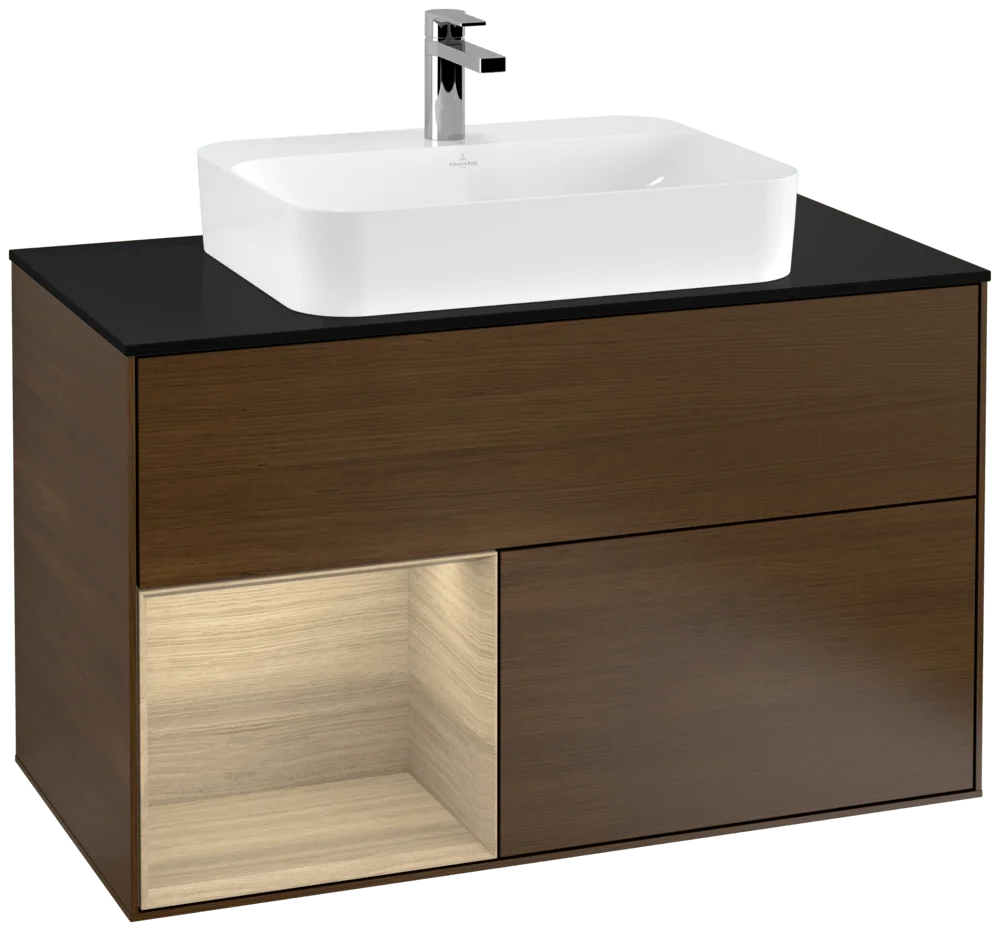 Villeroy & Boch Finion Waschbeckenunterschrank F36, 1000 x 603 x 501 mm, mit Beleuchtung