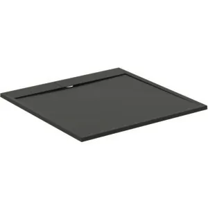 Ideal Standard Quadrat-Brausewanne Ultra Flat S i.life in Schiefer, 1200x1200x30 mm, rutschfest, bodengleich einbaubar Ideal Standard Quadrat-Brausewanne Ultra Flat S i.life in Schiefer, 1200x1200x30 mm, rutschfest, bodengleich einbaubar