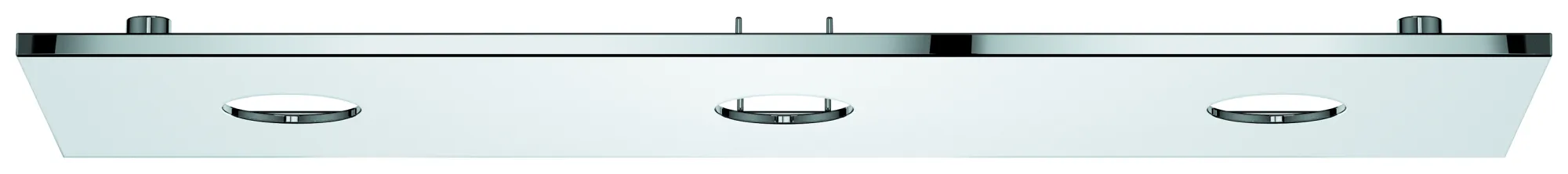 Abdeckung Rainshower Aqua 26786, für 3 Strahlbildner Deckenbrause, ohne Rohbau-Set/Strahlbildner, chrom Abdeckung Rainshower Aqua 26786, für 3 Strahlbildner Deckenbrause, ohne Rohbau-Set/Strahlbildner, chrom