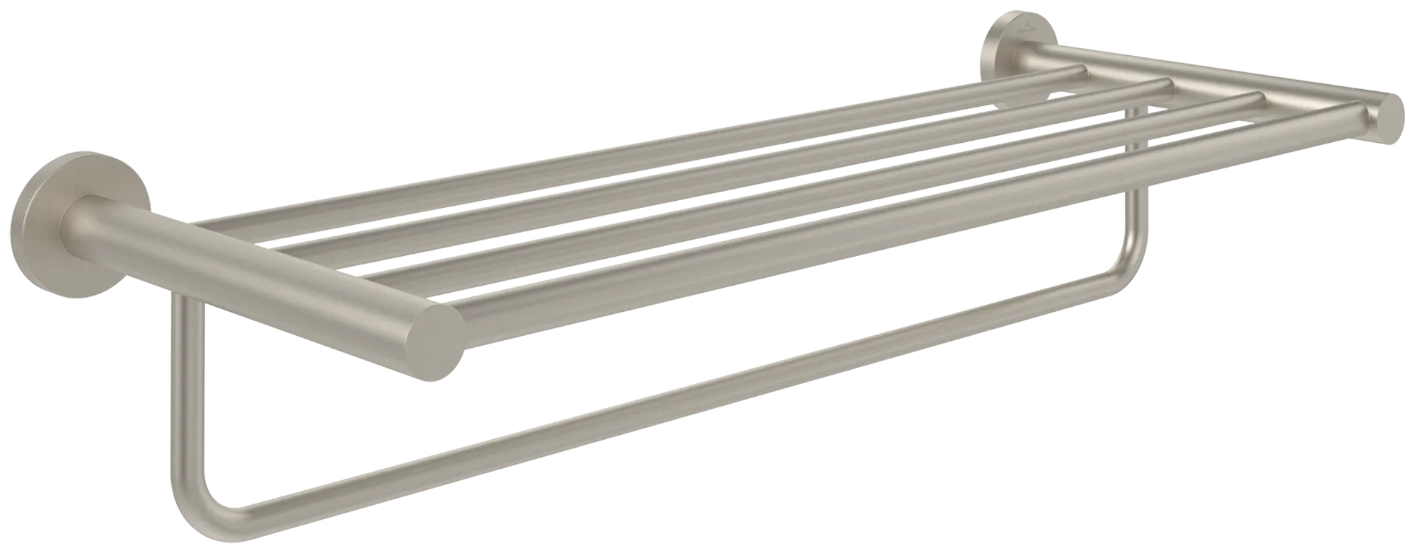 Villeroy & Boch Handtuchhalter „Elements-Tender“, Befestigung verdeckt in Brushed Nickel Matt Villeroy & Boch Handtuchhalter „Elements-Tender“, Befestigung verdeckt in Brushed Nickel Matt
