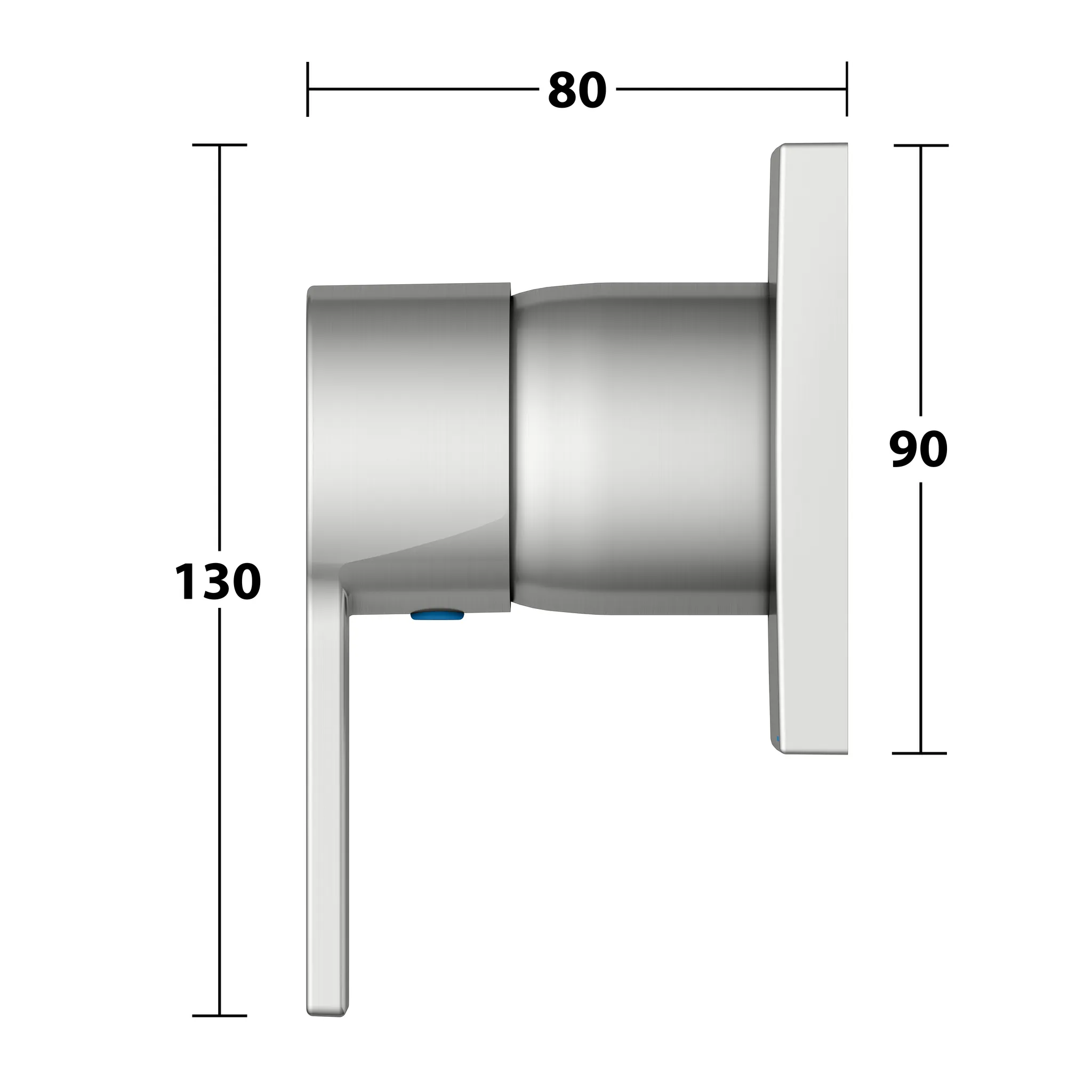 KEUCO EDITION 11 Einhebelmischer Unterputz Edelstahl-finish