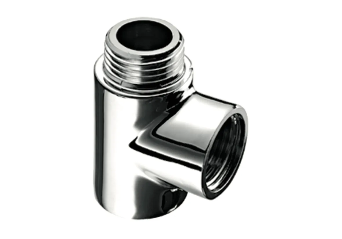 T-Stück, DN 15 G 1/2 AG, DN 15 G 1/2 IG, chrom T-Stück, DN 15 G 1/2 AG, DN 15 G 1/2 IG, chrom