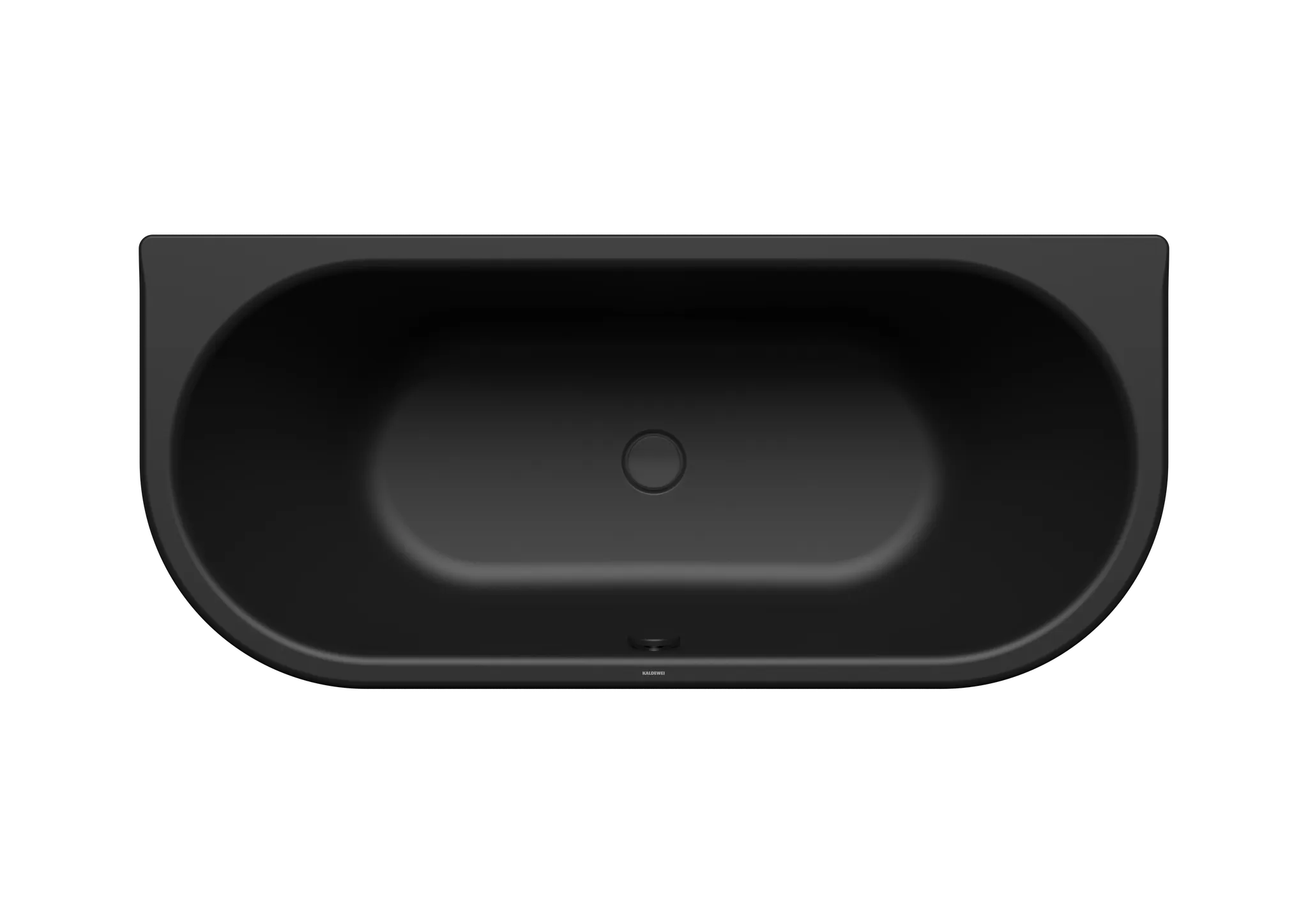 Kaldewei Badewanne „Centro Duo 2“ vorwand 180 × 80 cm mit Überlaufbohrung, in cool grey 90