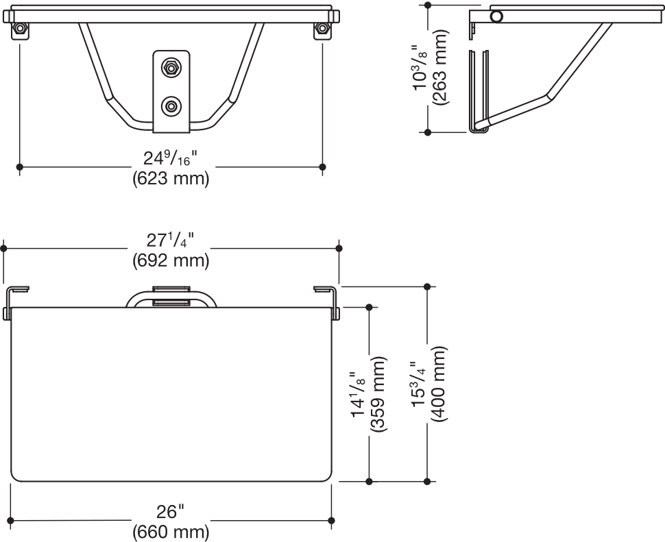 Duschklappsitz „System 900“