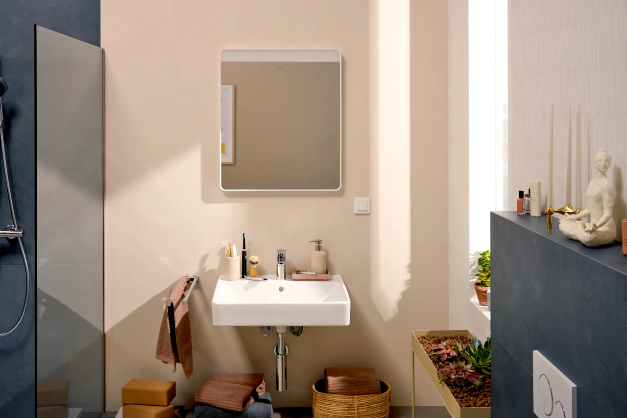 Hansgrohe Designsiphon Flowstar S Chrom – Geruchverschluss, verstellbarer Einbau, Wandabstand 330 mm, Anschlussmaße G 11/4 und DN32 Hansgrohe Designsiphon Flowstar S Chrom – Geruchverschluss, verstellbarer Einbau, Wandabstand 330 mm, Anschlussmaße G 11/4 und DN32