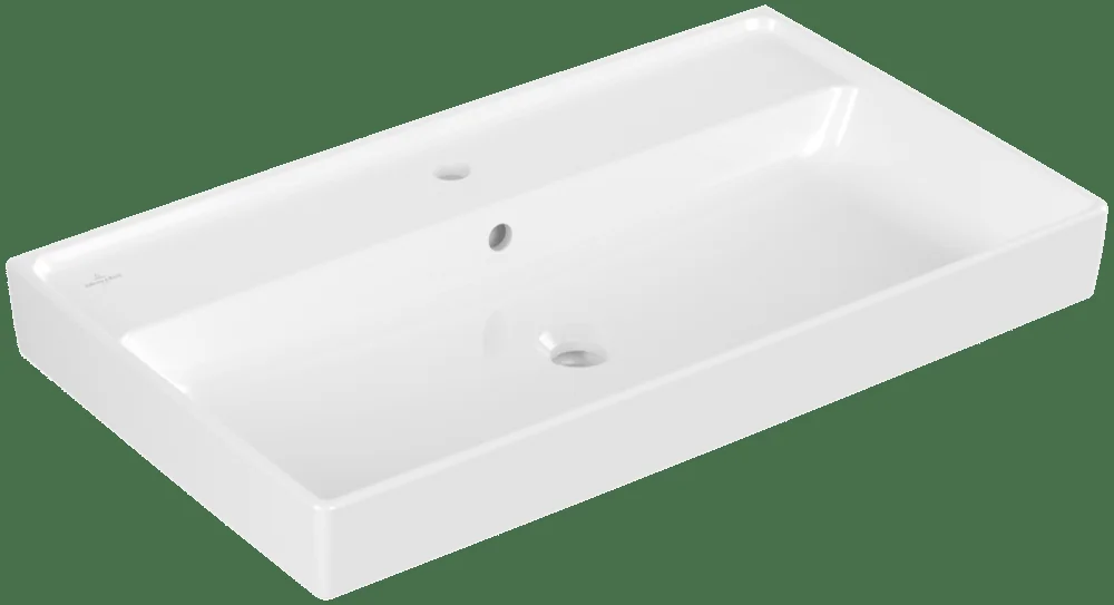 Villeroy & Boch Collaro Schrankwaschtisch 800x465mm Rechteck TitanCeram Weiß Alpin Villeroy & Boch Collaro Schrankwaschtisch 800x465mm Rechteck TitanCeram Weiß Alpin