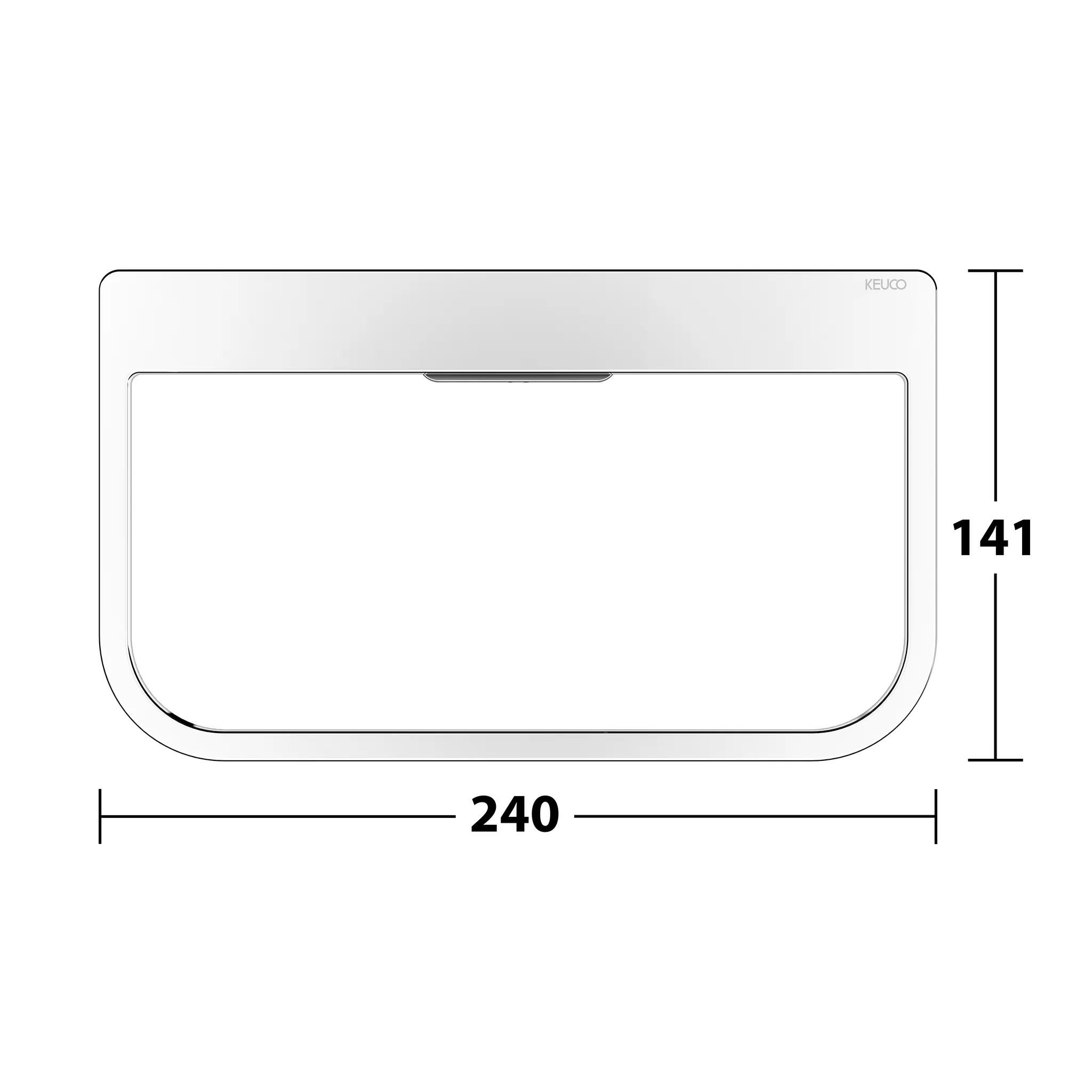 Collection Moll Handtuchring verchromt Collection Moll Handtuchring verchromt