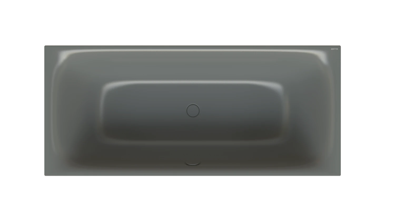 Bette rechteck Badewanne „BetteLux“ 170 × 75 cm in Smoke