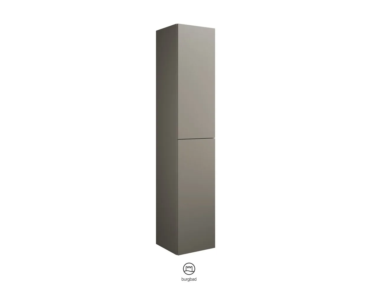 Hochschrank, 2 Türen mit Tip-On-Technik;2 Innenschubladen;4 Einlegeböden;1 fester Boden, Tiefe: 350 mm, Breite: 350 mm, Höhe: 1760 mm