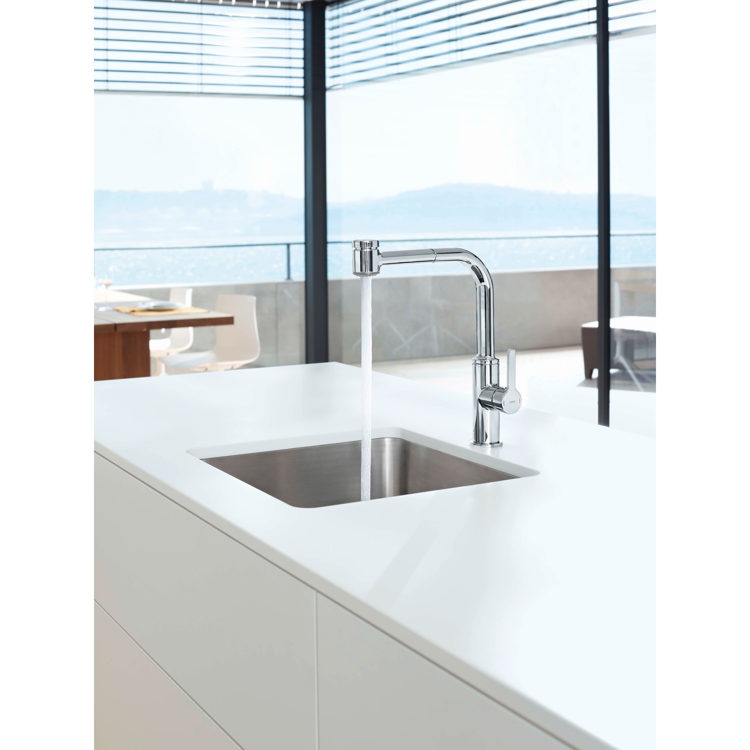 Hansa Hansaronda Einhebelmischer Küchenarmatur, Niederdruck, 2-strahlig, Chrom, DN15 Hansa Hansaronda Einhebelmischer Küchenarmatur, Niederdruck, 2-strahlig, Chrom, DN15