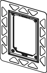 filo Einbaurahmen Chrom glänzend für flächenbündige Montage filo Einbaurahmen Chrom glänzend für flächenbündige Montage