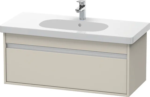 Duravit Waschtischunterschrank wandhängend „Ketho“ 100 × 41 × 45,5 cm Taupe Matt