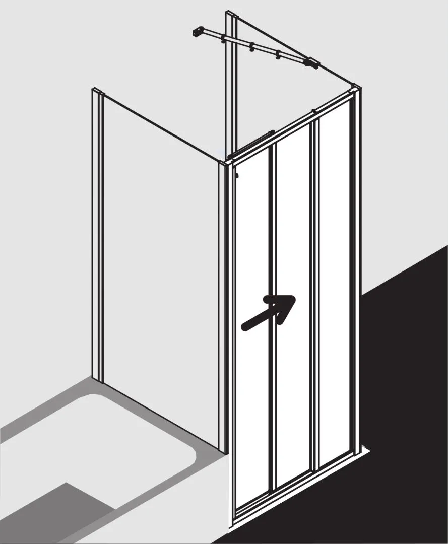 Kermi Duschdesign IBIZA 2000 ST3, 1750x750mm, Silber Mattglanz Kermi Duschdesign IBIZA 2000 ST3, 1750x750mm, Silber Mattglanz