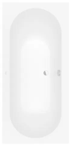 Villeroy & Boch Badewanne „Oberon“ rechteck 190 × 90 cm, Mittelablauf in Stone White Villeroy & Boch Badewanne „Oberon“ rechteck 190 × 90 cm, Mittelablauf in Stone White