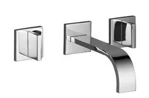 Waschtisch-Wandbatterie ohne Ablaufgarnitur MEM Chrom 36707782 Waschtisch-Wandbatterie ohne Ablaufgarnitur MEM Chrom 36707782