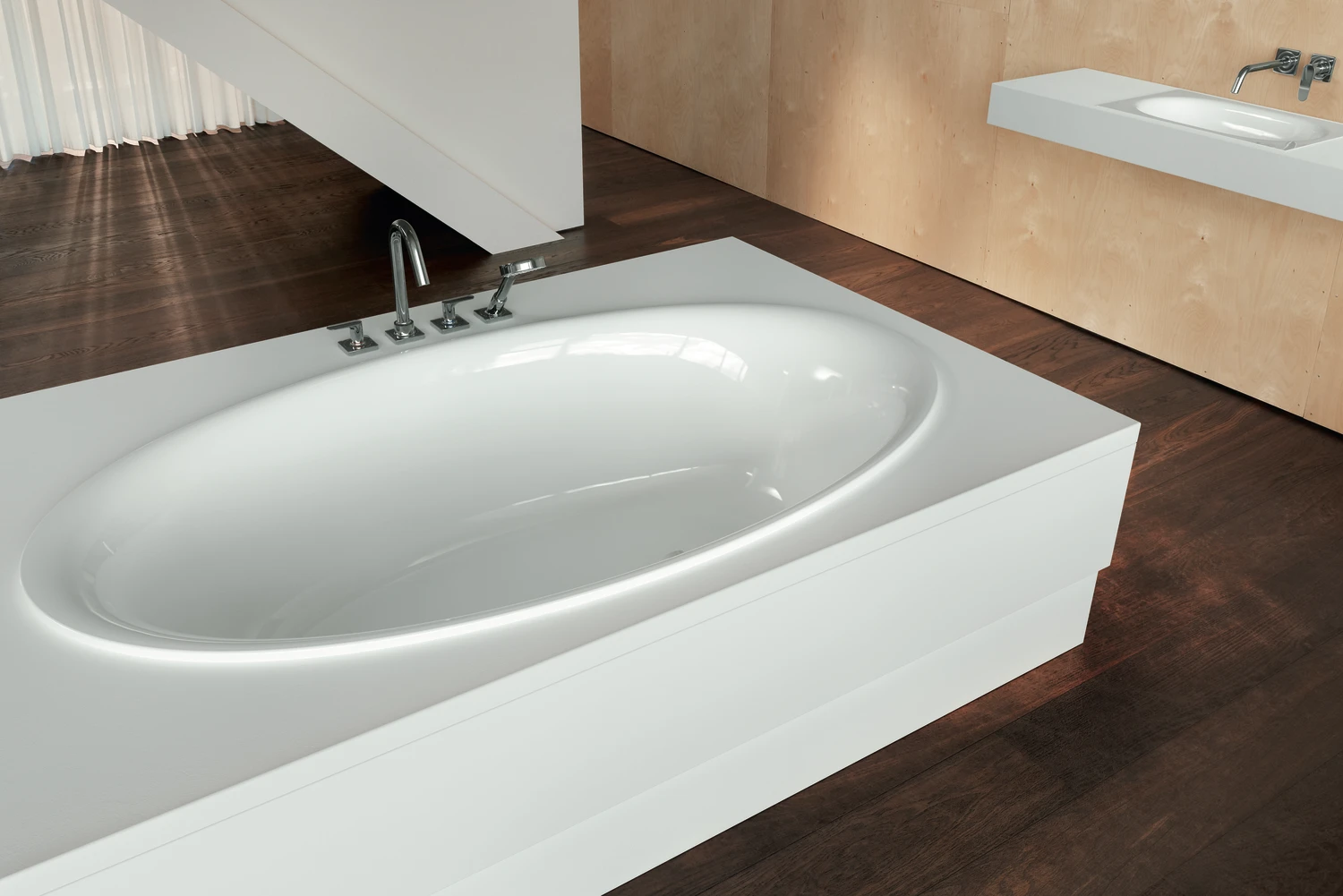Bette Badewanne „BetteEve Oval“ oval 180 × 100 cm in Edelweiß Bette Badewanne „BetteEve Oval“ oval 180 × 100 cm in Edelweiß