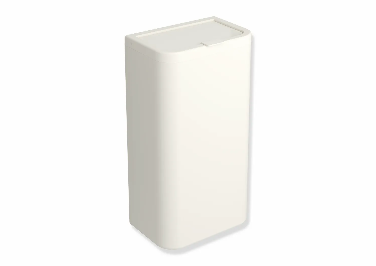 HEWI Papierabfallbehälter „Serie 477“ 28,1 × 50,5 × 18,1 cm in Reinweiß